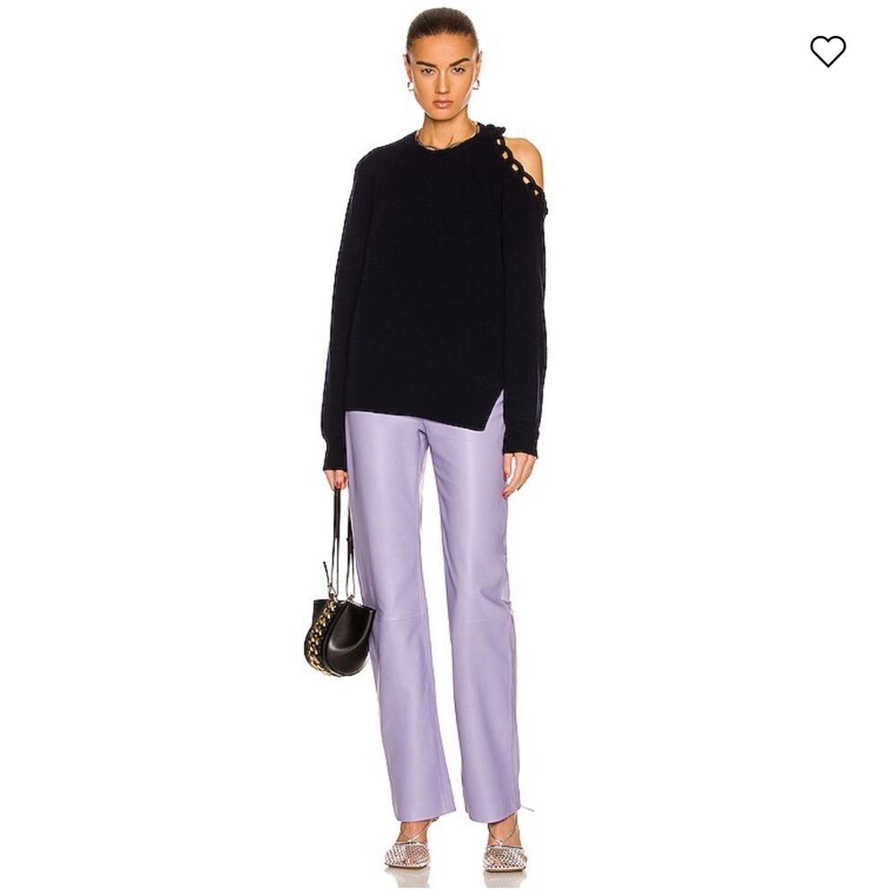 MONSE rope cut out shoulder sweater - Picture 6 of 7